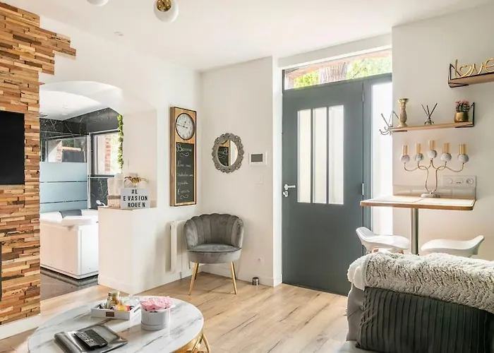 Sauna, Jacuzzi, Terrasse Et Parking Apartment Rouen